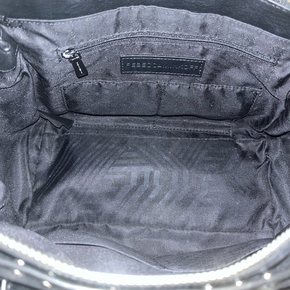 Rebecca Minkoff Midnighter Medium Satchel Shoulder Crossbody Handbag - Picture 14 of 16